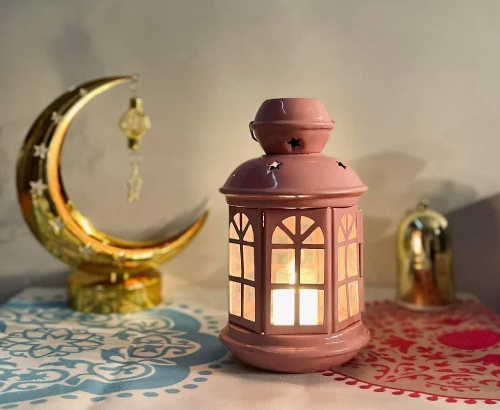 فانوس رمضان أيكيا معدني متوفر بالوان متعددة